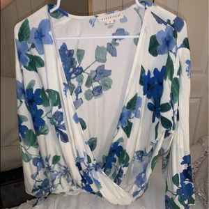 floral lovestitch wrap top